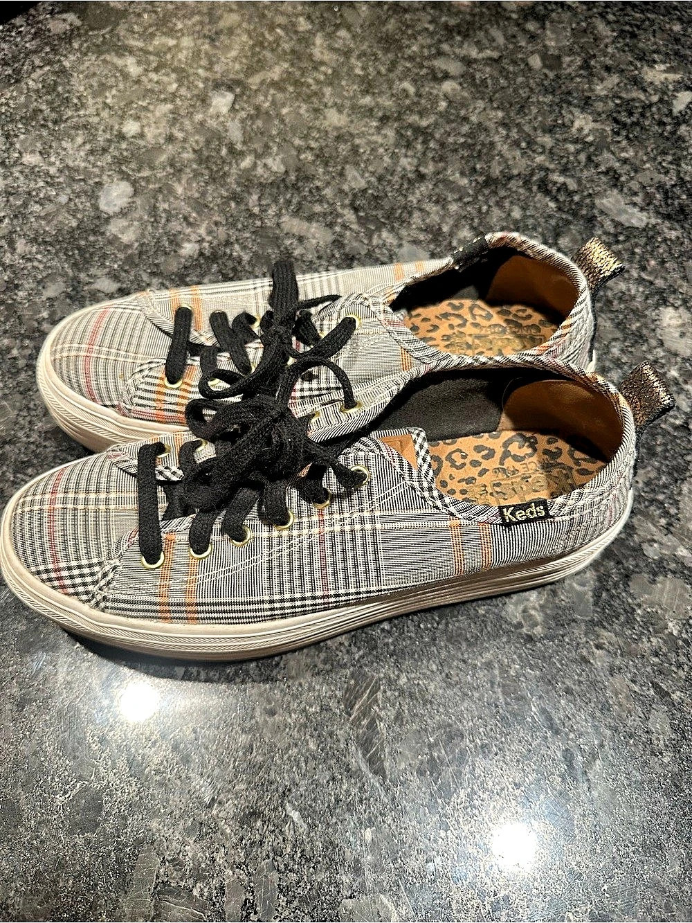 Keds Plaid Platform Sneakers